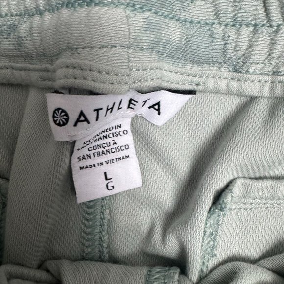 Athleta Women's‎ Size Large Green Camo Farallon Joggers - Picture 4 of 9